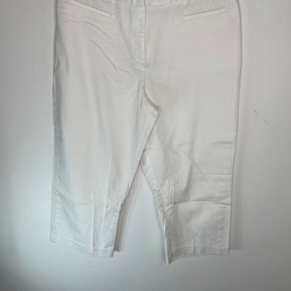 212 Collection chinos pants slacks women's 14 the Natural Fit cropped comfy - Picture 2 of 12